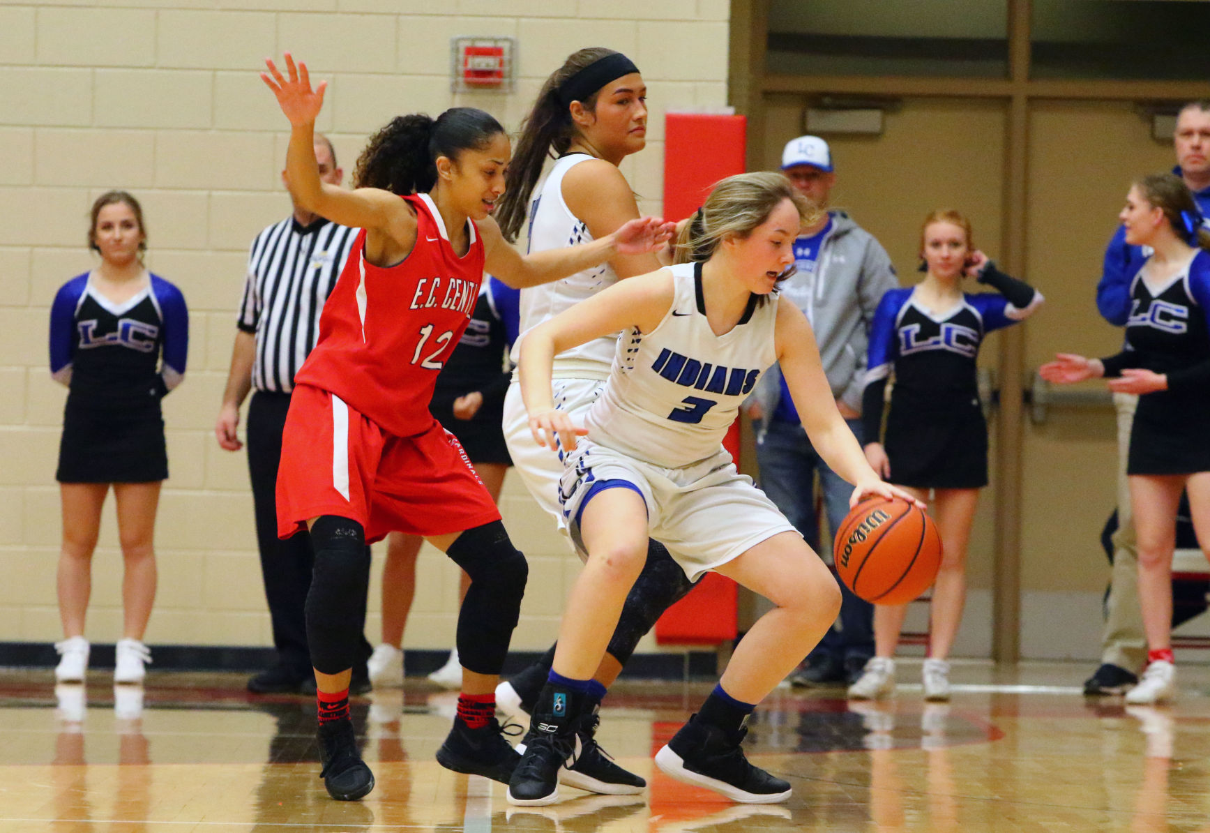 Gallery: Girls Basketball Sectional Finals - E.C. Central vs. Lake Central